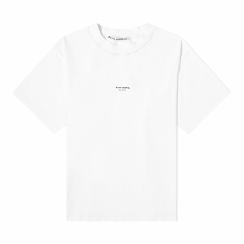 [아크네스튜디오] 20SS 남성 BL0156 183 리버스 로고 반팔 티셔츠 화이트