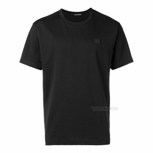 [아크네스튜디오] 21SS 공용 25E173 900 내쉬 페이스 반팔 티셔츠 블랙