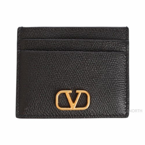 [발렌티노] 21SS 여성 VW2P0V32SNP 0NO V 로고 카드 지갑 홀더 블랙