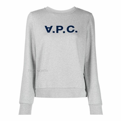 [아페쎄] 여성 COECQ F27644 PLA VPC 비바 로고 맨투맨 티셔츠 그레이