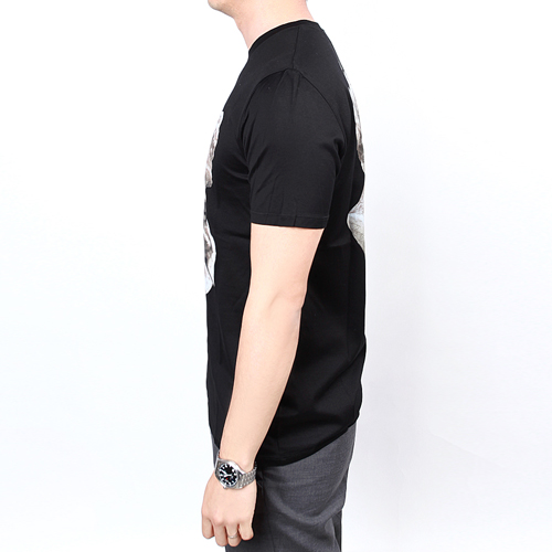 [닐바렛]  PBJT57S A505S 01 /16SS 석고상 프린팅 반팔 티셔츠 / 남성 티셔츠 / 블랙
