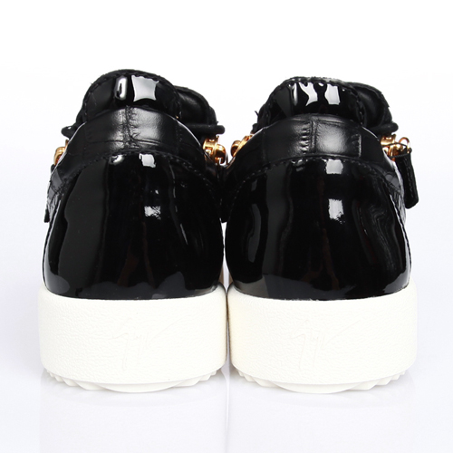 [쥬세페 자노티]  RU6000 / 16FW  메이런던 크로커 금장 스니커즈 / 블랙 / 남성 신발