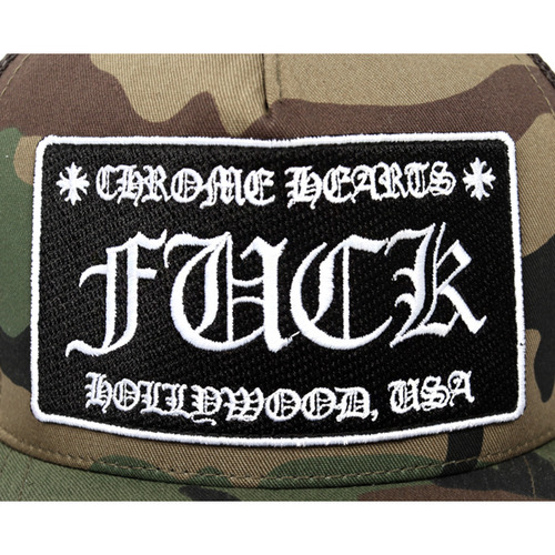[크롬하츠] 17SS FUCK  패치트러커 메쉬캡 / 카모 / 남녀공용 모자