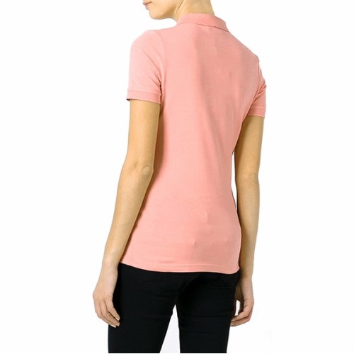 [버버리] 4015273 / 체크 트리밍 PK 폴로 반팔 티셔츠 / 핑크 / 여성