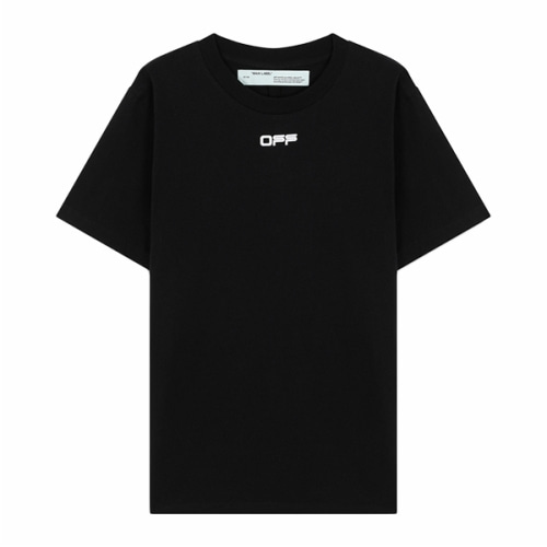 [오프화이트] 20SS 남성 OMAA027S 20185003 1088 에어포트 테이프 반팔 티셔츠 블랙