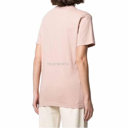 [몽클레어] 20FW 여성 8C75900 V8161 515 맥시 로고 반팔 티셔츠 핑크