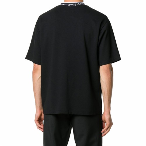 [아크네스튜디오] 21SS 공용 BL0221 900 넥 로고 프린트 반팔 티셔츠 블랙