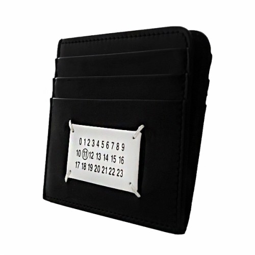 [메종마르지엘라] 21FW 공용 S56UI0214 P2921 T8013 넘버 패치 카드 지갑 블랙