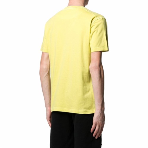 [스톤아일랜드] 21SS 남성 741523757 V0131 로고 패치 반팔 티셔츠 레몬