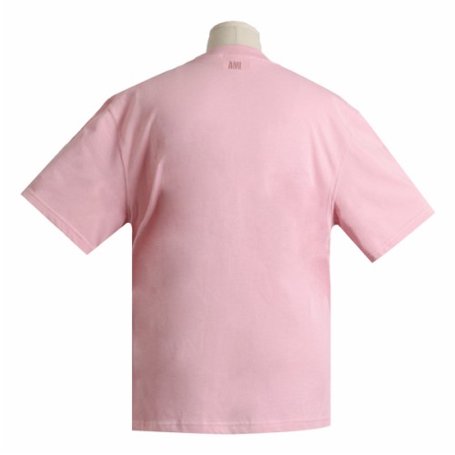 [아미] 22SS 공용 E22UTS002 726 655 빅 하트 로고 반팔 티셔츠 핑크