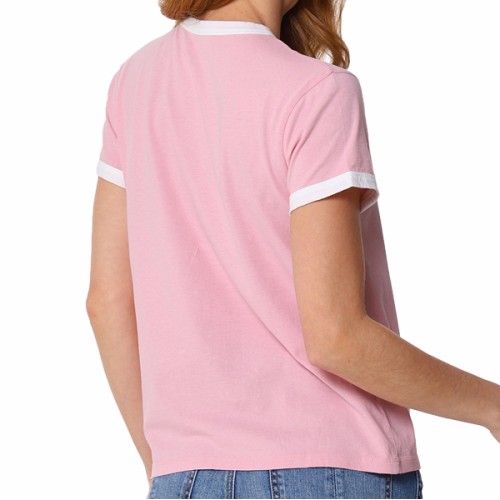 [쟈딕앤볼테르] 22SS 여성 JWTS00021 654 로고 프린트 반팔 티셔츠 핑크