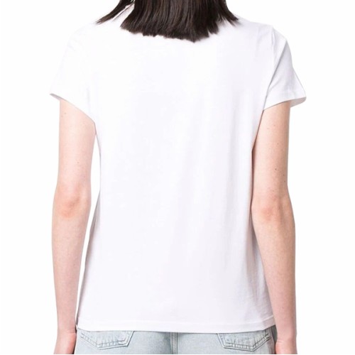 [아페쎄] 22SS 여성 COBQX F26105 HAA VPC 벨벳 로고 반팔 티셔츠 화이트