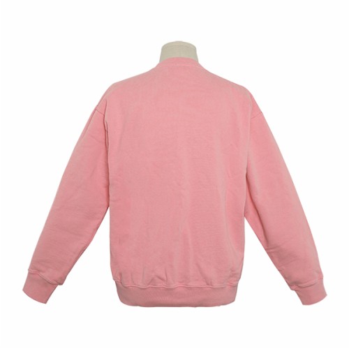 [스포티앤리치] 22FW 공용 CR455RO 로고 프린트 맨투맨 티셔츠 핑크