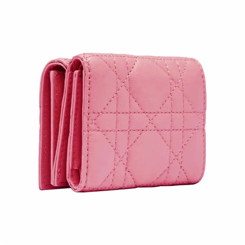 [디올] 22SS 여성 S5030UWHC M74P 카로 컴펙트 월렛 반지갑 핑크