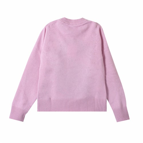[가니] 23FW 여성 K1904 491 피치 로고 풀오버 니트 스웨터 핑크