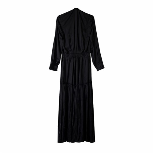 [쟈딕앤볼테르] 여성 WKCP0406F 라벨라 새틴 롱 드레스 블랙