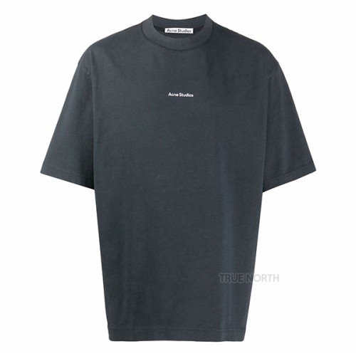 [아크네스튜디오] 21SS 남성 BL0198 900 로고 프린트 반팔 티셔츠 블랙
