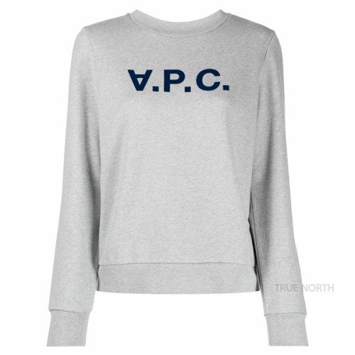 [아페쎄] 21SS 여성 COECQ F27644 PLA VPC 비바 로고 맨투맨 티셔츠 그레이
