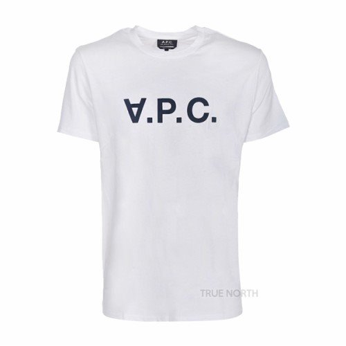 [아페쎄] 21FW 남성 COBQX H26586 IAK VPC 로고 반팔 티셔츠 화이트