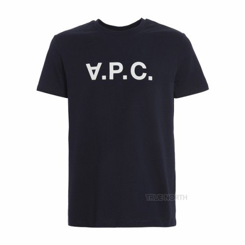 [아페쎄] 21FW 남성 COBQX H26943 IAK VPC 로고 반팔 티셔츠 네이비