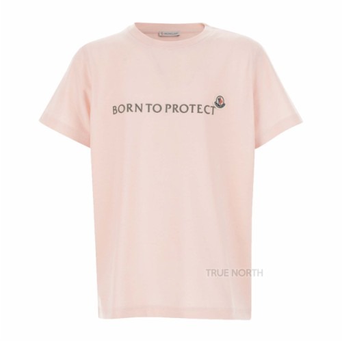 [몽클레어] 22FW 주니어 8C00036 899M5 50J 본 투 프로젝트 반팔 티셔츠 핑크 10세