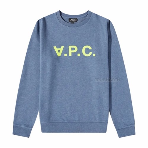 [아페쎄] 22FW 남성 COETS H27746 PIA VPC 로고 맨투맨 티셔츠 블루