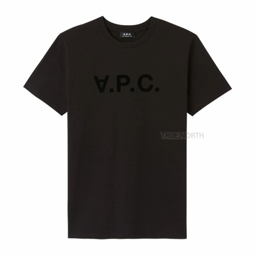 [아페쎄] 22FW 남성 COBQX H26943 LZZ VPC 로고 반팔 티셔츠 블랙