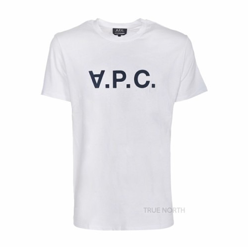 [아페쎄] 22FW 남성 COBQX H26586 IAK VPC 로고 반팔 티셔츠 화이트