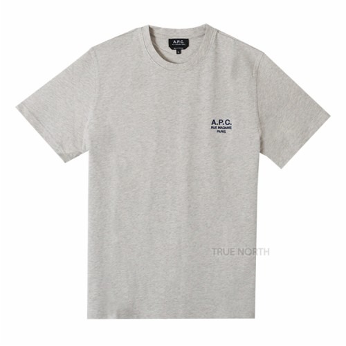 [아페쎄] 23SS 남성 COEZC H26840 PAA 로고 자수 반팔 티셔츠 에크루