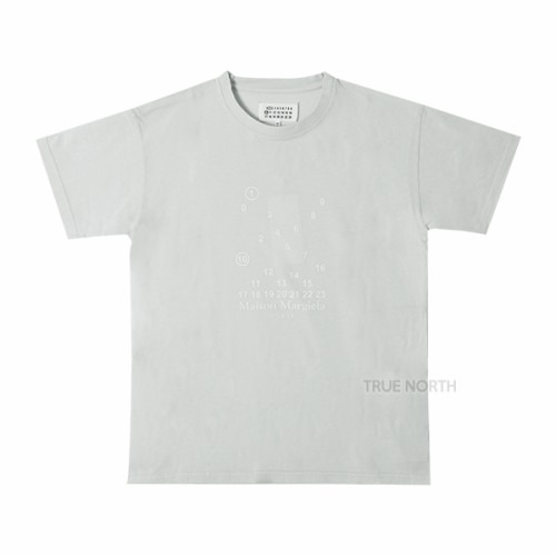 [메종마르지엘라] 23SS 여성 S51GC0521 S20079 102 넘버 로고 프린트 반팔 티셔츠 라이트그레이